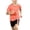 Orange, variant on Miqool Boys 2-Piece Summer Athletic Sets Quick Dry Short Sleeve Elastic Waist Shorts Lightweight Sports Sets 1-15 Years