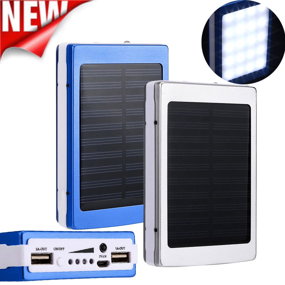 30000mAh USB Portable Solar Battery Charger Power Bank for Cell Phone for Flash Deals Women Men New Multicolor