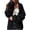Black, variant on Cardigan Sweaters for Women Fall Winter Long Sleeve Loose Casual Open Front Knit Cardigans Sweater Coat