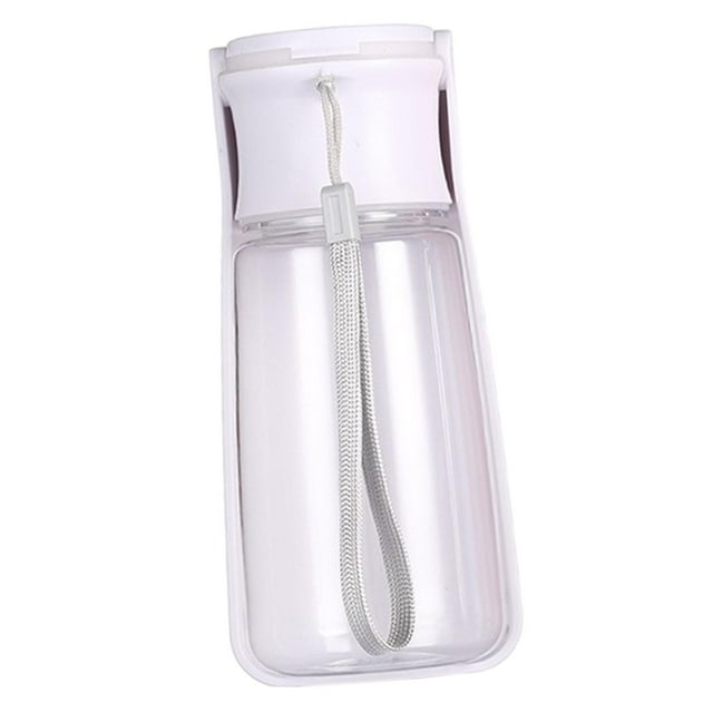 Botella de agua para mascotas, botella para beber para mascotas, vaso de agua plegable portátil para perros, dispensador de agua para pesca, Camping, Blanco Yinane Botella de bebida para mascotas