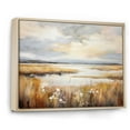 thumbnail image 2 of Designart "Majestic Liquid Art In Charming Prairies IV" Prairies Floater Framed Wall Decor, 2 of 5