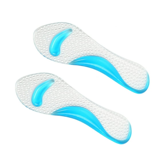 Women's Gel Cushioned Pads 3/4 Length Orthopedic Insoles for High Heel Enhances Arch Support Reduces Foot Fatigue