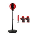 thumbnail image 1 of Almencla Balle de Vitesse Boxe Réglable Sports Boxe Balle de Frappe Muay Thaï Sac de Frappe Enfants H 70-100cm, 1 of 8