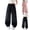 Black#9527, variant on Girls Baggy Sweatpants Wide Leg Jogger Pants for Kids Trendy Elastic Waist Drawstring Glitter Graphic Athletic Trousers With Pockets