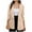 Beige, variant on QQAMB Women's Blazer Long Sleeve Slim Suit Jacket Open Buckle Free Fit Work Office Cardigan Coat Overcoats Blue L