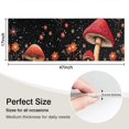 thumbnail image 5 of Colorful Mushroom Butterfly Dark Pattern Kitchen Rug Mat,Kitchen Runner Rugs Non Skid Washable,Decorative Kitchen Floor Mats for Kitchen,Sink,Laundry,17"X47", 5 of 5