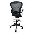 Herman Miller Aeron Refurbished Ergonomic Office Chair, Size B Medium, Task Drafting Stool