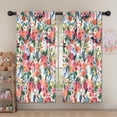 thumbnail image 5 of Blackout Kids Curtains,Pioneer Flower Floral Print Pattern Childrens Insulated Curtains Set Of 2,Bedroom Essentials,Toddler Room Decor 52"x63", 5 of 5