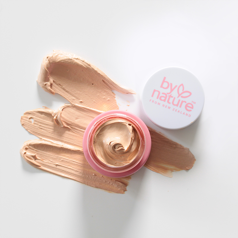 By Nature Pink Clay + Bentonite Brightening Clay Face Mask with Applicator for Dull Skin, 2 oz