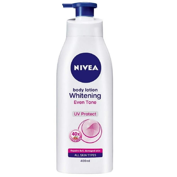 Gevlekt B.C. Perceptueel NIVEA Body Lotion, Whitening Even Tone UV Protect, 400ml - Walmart.com