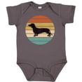 thumbnail image 3 of Inktastic Dachshund Dog Retro Sunset Boys or Girls Baby Bodysuit, 3 of 5