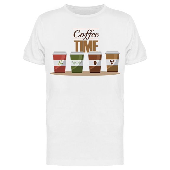 Coffee And Tea Mugs  Tee Men's -Image by Shutterstock