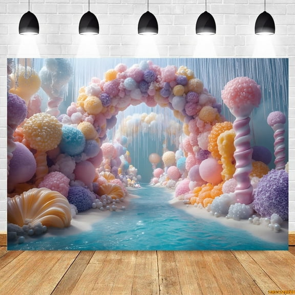 Undersea World Backdrop Sea Underwater Plants Coral Shell Baby Shower Birthday Party Photography Background r Photostudio