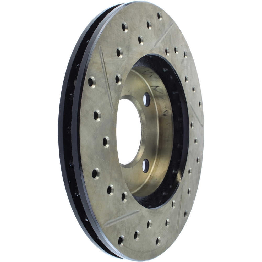 StopTech Slotted & Drilled Sport Brake Rotor Fits select: 2010-2011 AUDI A4, 2010-2011 AUDI A5