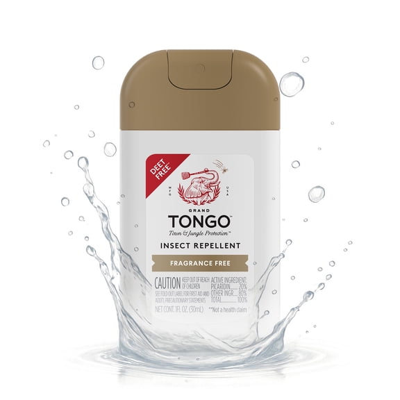 Grand Tongo Insect Repellent  Fragrance Free Bug Spray Pocket Sized 12 Hour Picaridin DEET Alternative Mosquito and Tick Spray