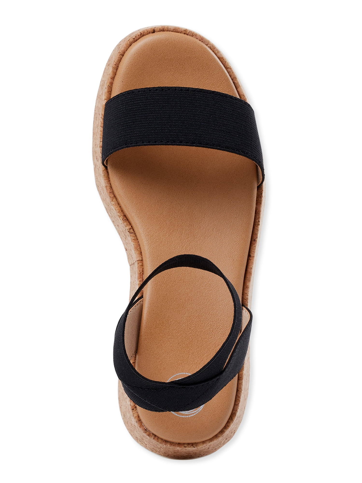Wonder Nation Little & Big Girls Elastic Sandal