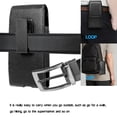 thumbnail image 2 of eBizWare Cell Phone Holster for iphone 15 Pro Max 14 13 12 11 8 7 Plus XR, Samsung Galaxy S24 Ultra S23 FE S22 S21 Plus S10 A15 A14 A55 A54 5G A03S Leather Swivel Belt Clip Holder Carrying Pouch Case, 2 of 10
