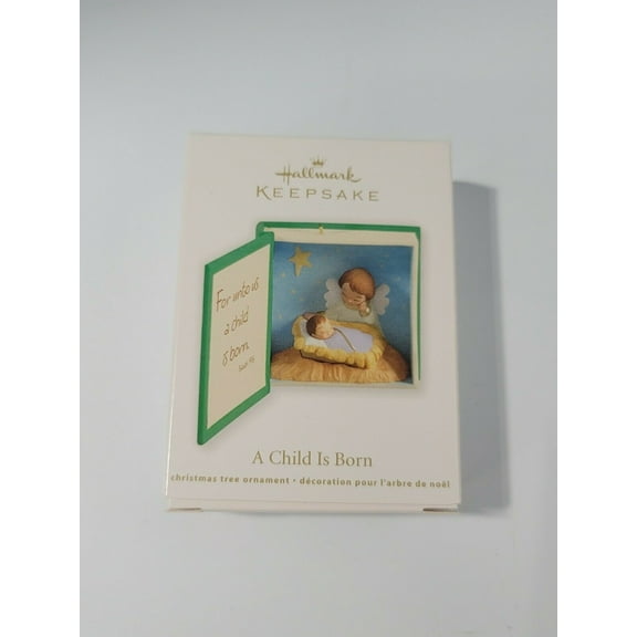 Hallmark Keepsake Ornament A Child is Born 2012