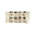 thumbnail image 6 of Christmas Embroidery Curtain Panel, Holiday Theme Tier Curtain for Kitchen Window Decor Christmas Party Home Festive Decorations(C), 6 of 6