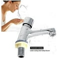 thumbnail image 2 of Grifo de ahorro de agua, grifo dosificador de cierre automático chapado, grifo de retardo de tiempo para baño público, grifos cromados con botón pulsador para cocina casera, baño, 2 of 5
