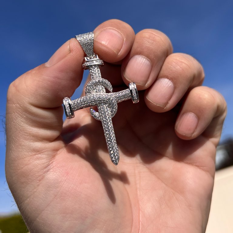 CIONDOLO IN ARGENTO 800 CON ZIRCONI A FORMA DI BORSETTA