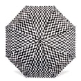 thumbnail image 3 of Canopi by ShedRain Windpro Vented Auto Open and Close 47" Printed Umbrella - Black and White Geo Design, 3 of 6