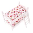thumbnail image 2 of Mini Bunk Bed Model Designed For Pretend Play In Unique Style Crafted From Wood And Fabric For Kids In 1Set, 2 of 5