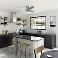 thumbnail image 3 of Hunter 52 inch Indoor Ceiling Fan No Light - Modern Ceiling Fan without Light, 3 Blades, Low Profile Mount, For Bedroom, Living Room, or Kitchen, Wall Control - Presto 52406, Dove Grey, 3 of 15