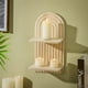 thumbnail image 2 of Inteprter Estante de pared para baño, de madera, amplia gama de aplicaciones, estantes de pared prácticos, estante de pared útil Decoración del hogar B, 2 of 6