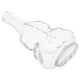 thumbnail image 1 of Transparent Glass Vase for Hydroponic Plants Violin Shape, 1 of 5