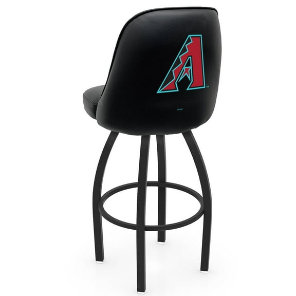 Black Arizona Diamondbacks 36" Swivel Bucket Seat Bar Stool