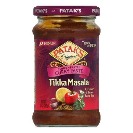 Patak's Curry Paste Tikka Masala, 10 OZ (Pack of