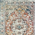 thumbnail image 5 of HomeRoots 555346 2 x 3 ft. Rust Oriental Distressed Rectangle Area Rug with Fringe, 5 of 5