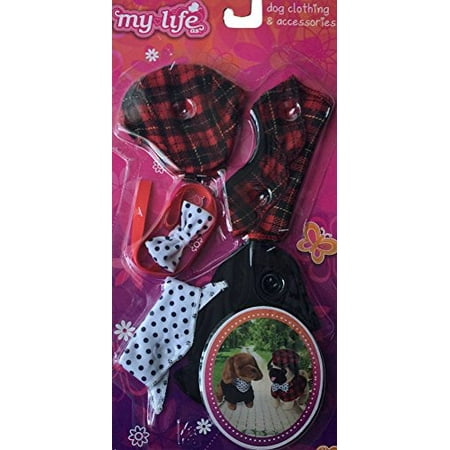 My Life As Toys Dog Clothing and Accessories (Plaid) | Walmart Canada