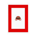 thumbnail image 1 of America Hamburger US Picture Display Art Red Photo Frame, 1 of 4