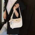 thumbnail image 2 of Bolso de mano con diseño de nicho para mujer, bandolera tipo almohada, estilo coreano, con estampado de lichi, 2025, 2 of 5