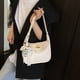 thumbnail image 2 of Bolso de mano con diseño de nicho para mujer, bandolera tipo almohada, estilo coreano, con estampado de lichi, 2025, 2 of 5