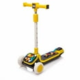 thumbnail image 5 of Kids Scooter 3 Wheel with Building Blocks,Scooter for Kids Style Kick Scooter with Flashing Wheels | Adjustable Ride On Toy for Boys & Girls Ages 3-9, Foldable & Safe, Yellow, 5 of 10