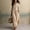 Apricot, variant on Morttic Women's Lapel Collar Button Down Long Sleeve Shirt & Elastic Waist Wide Leg Pants with Side Pockets 2 Piece Outfit Gray,S
