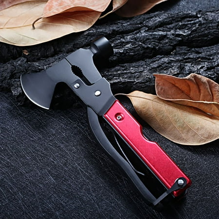 

Gbifzutdjp Drill Bit Set Multitool Camping Accessories Survival Gear and Equipment 14 In 1Hatchet Gift