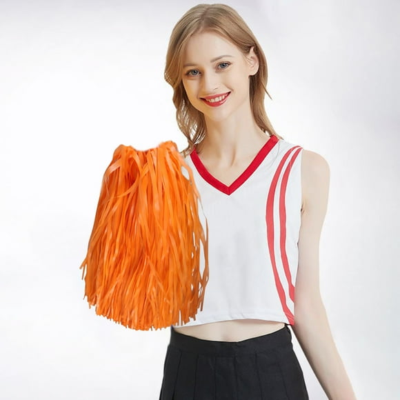 Product Classification Event & Party | Product Title 2PCS Cheerleading Handheld Color Flower Sports Activities Performance Fan Shaped High Density Color Strips Handle Design Off 2PCS