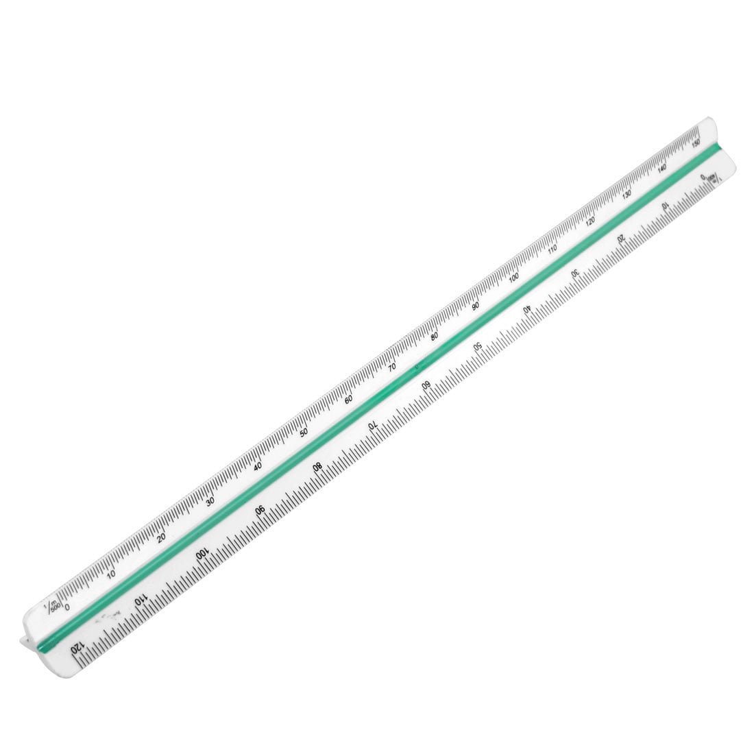 Triangular Metric Scale Ruler Engineer Tool 12.6'' Multicolor 30cm 1:100~1:500 