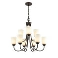 thumbnail image 5 of 9809-RBZ Millennium Lighting Ivey Lake - 9 Light Chandelier-23.25 Inch Tall and 25.25 Inch Wide     -Traditional Installation, 5 of 8