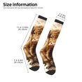 thumbnail image 2 of Sigee Cute Calf Butterflies A for Socks for Men Women Socks Stocking Compression Socks, 2 of 6