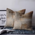 thumbnail image 2 of Pillow Covers 20x20 Set of 2, Brown Throw Pillow Covers Decorative Couch Cushion Cover, Oil Painting Abstract Art Contemporary Microfiber Soft Square Pillowcases for Bedroom Living Room Sofa, 2 of 7