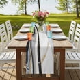 thumbnail image 4 of Table Runners 72 Inches Long Dress Scarves, White Grey Marble Farmhouse Kitchen Table Runner, Coffee Tablerunners, Modern Abstract Art Ink Painting 18x72 Inch, 4 of 9