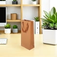 thumbnail image 1 of OUNONA 24 Pcs Sac en Papier Kraft à Double Récipient Sac d'Emballage Brun pour Rangement et Protection des Boissons, 1 of 8
