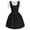 Grey, variant on ANINEO Women Plus Size German Dress Square Neck Apron Oktoberfest Dirndl Comfy Maid Uniform Festival Waitress Girl