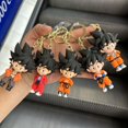 thumbnail image 4 of Anime Dragon Ball PVC dibujos animados Anime figura llavero Z Super Saiyan Son Goku coche colgante llavero niños juguetes regalos de navidad, 4 of 5