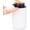 White Black-Foam, variant on ABCISI Foam Soap Dispenser Refillable, 10.8oz White Ceramic Foaming Hand Soap Dispenser, 320ml Empty Bathroom Lotion Dispensers Press Foaming Pump Bottle Modern Home Kitchen Containers for Creams